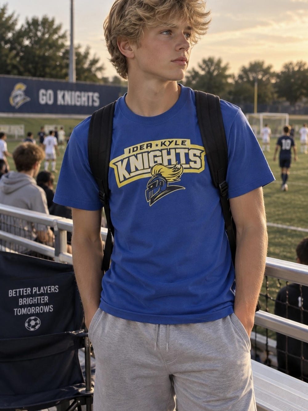 IDEA Kyle Knights- School Spirit T-Shirt- Youth Medium